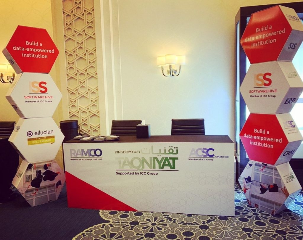 Taqniyat booth at Elllucian Conference 2019